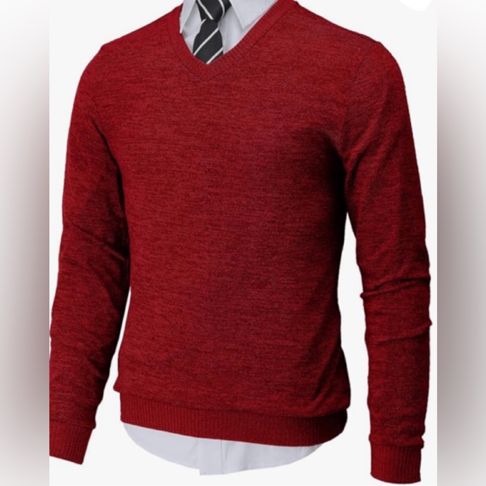 Men’s H2H Mens Casual Slim Fit Pullover Sweaters Knitted Tops Lightweight LS